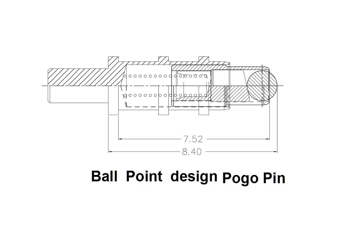 Ball Point design Pogo Pin
