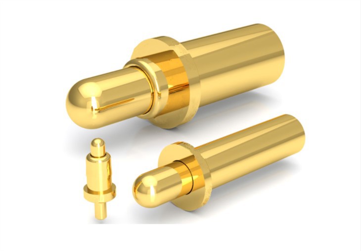 Forgyldt forgyldt fjederopladning Pogo Pins