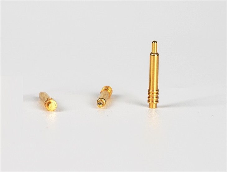 Belagt guld lige nål Pogo Pin