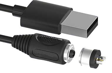 Forgyldt han-hun Pogo Pin Connector