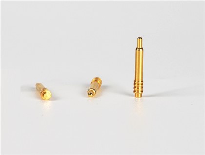 Belagt guld lige nål Pogo Pin