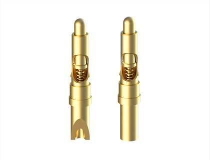 Loddekop Pogo Pin Plated Gold Connector