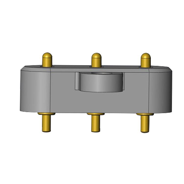 Gennem hullet Pogo Pin cirkulære konnektorer