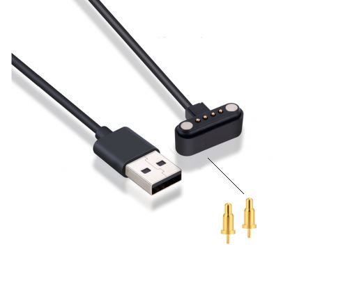 3 Pin Magnetic Pogo Pin Connector Ladekabel