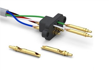 Hvordan vil kablet blive installeret på pogo-stifterne?