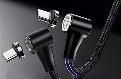 Multifunktionelt magnetisk ladekabel til Pogo Pin