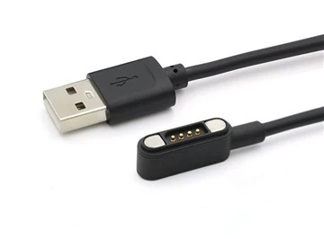 Magnetisk 4 Pogo Pins kabel