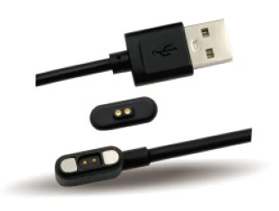 2-pin magnetiske pogo-pin-stik